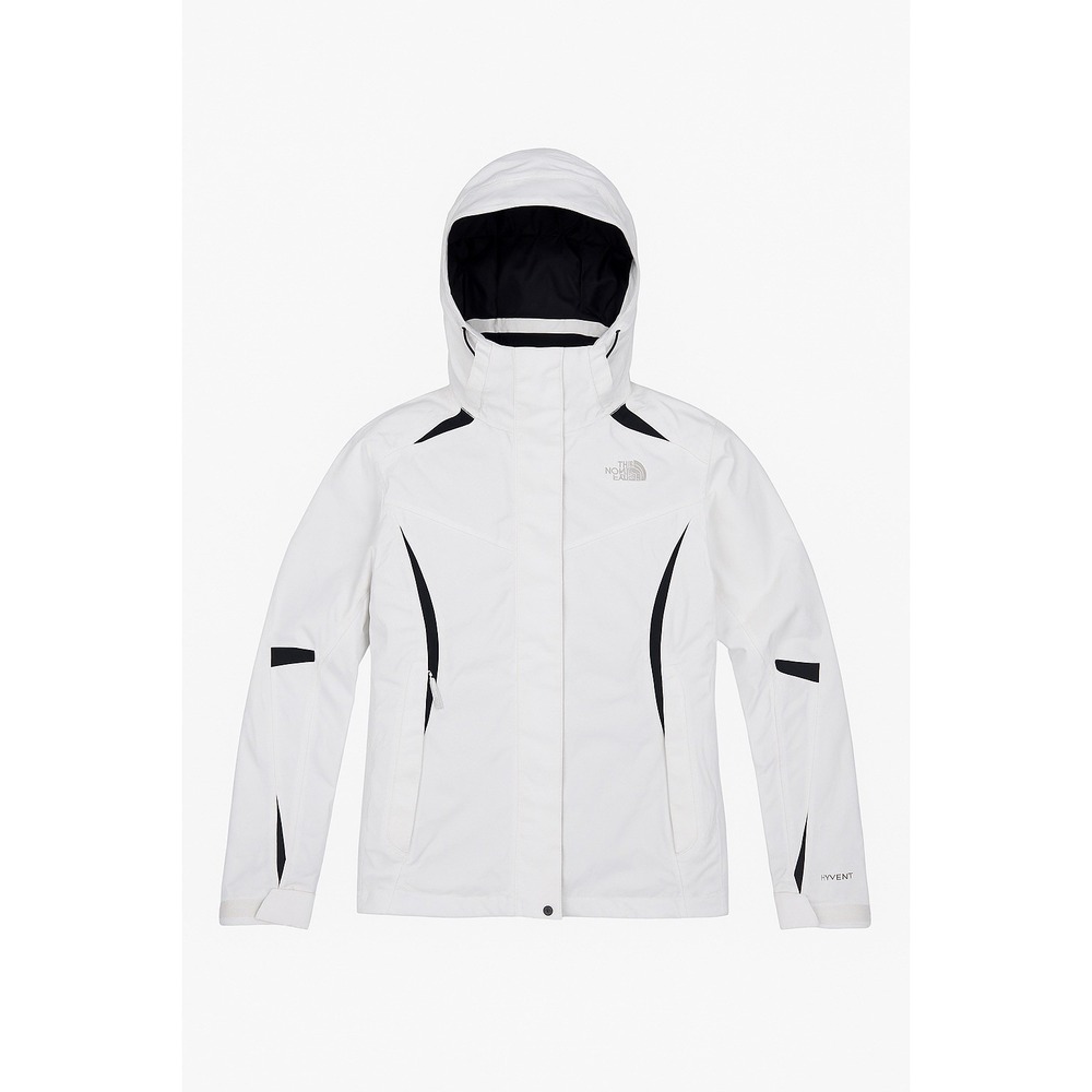 The North Face Jacket White Black Womens Size Xs DryVent‎ 3-in-1 Triclimate